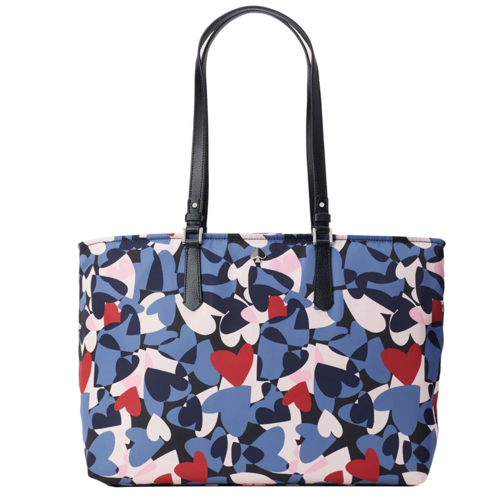 KATE SPADE ♠️ New York "Taylor" MULTI HEART PARTY TOTE BAG ❤️LIKE NEW❤️